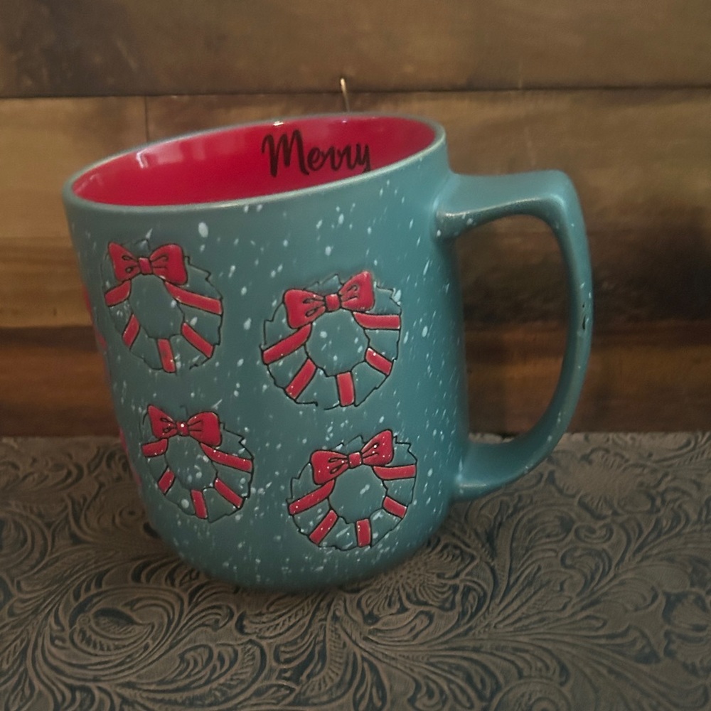Christmas Multi Wreaths Mug by global design
